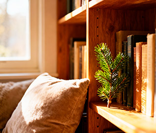 Crear un rincón navideño confortable en casa | Servei Estació