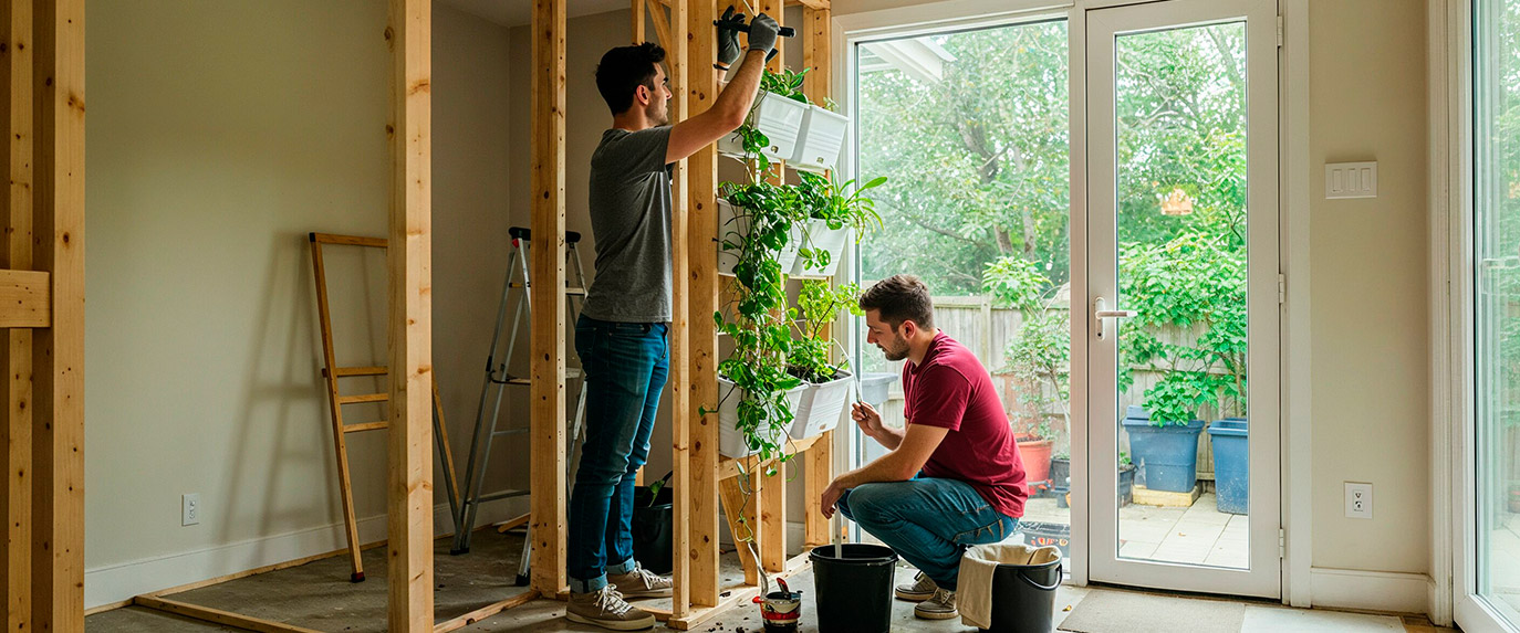 Hacer un jardín vertical casero | Servei Estació