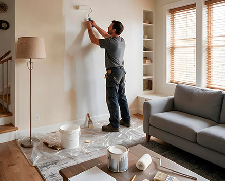 Cómo pintar la casa. Pintar superficie | Servei Estació