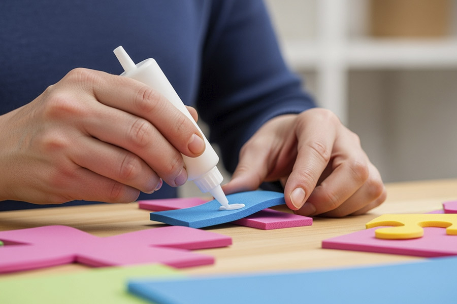 Qué es goma eva. Pegar foamy | Servei Estació