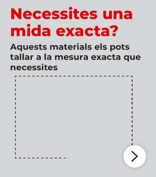 Tall de materials a mida