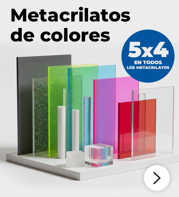Metacrilato de colores