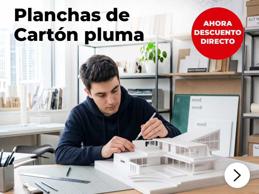 Planchas de cartón pluma