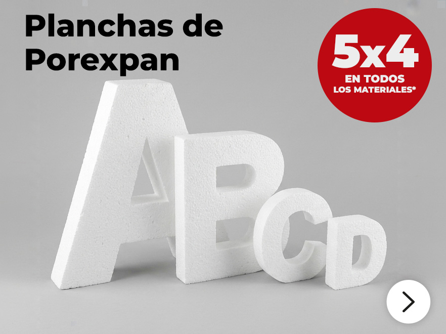Planchas de porexpan