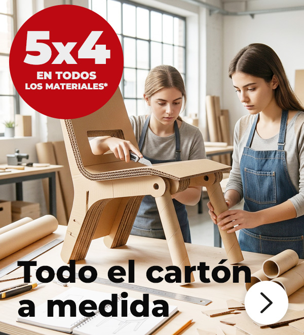 Cartón para decoración
