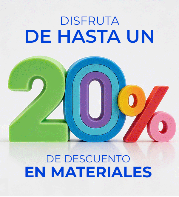20% Descuento en Materiales Bricolaje