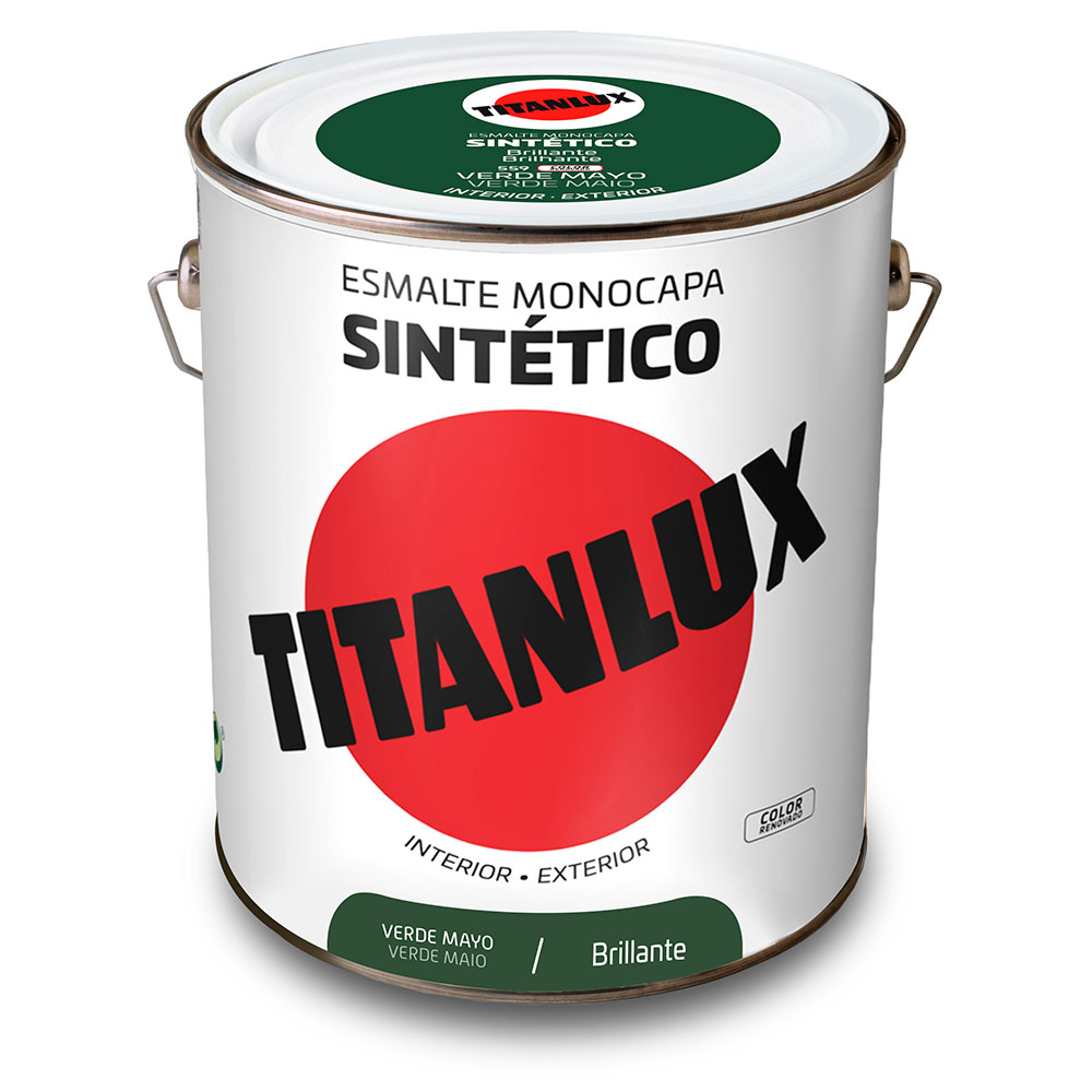 Titanlux Esmalte Sintético Brillante Verde Mayo 4l 001055904