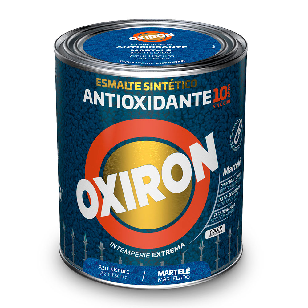 Oxiron Esmalte Antioxidante Martele Azul Oscuro 0,75l