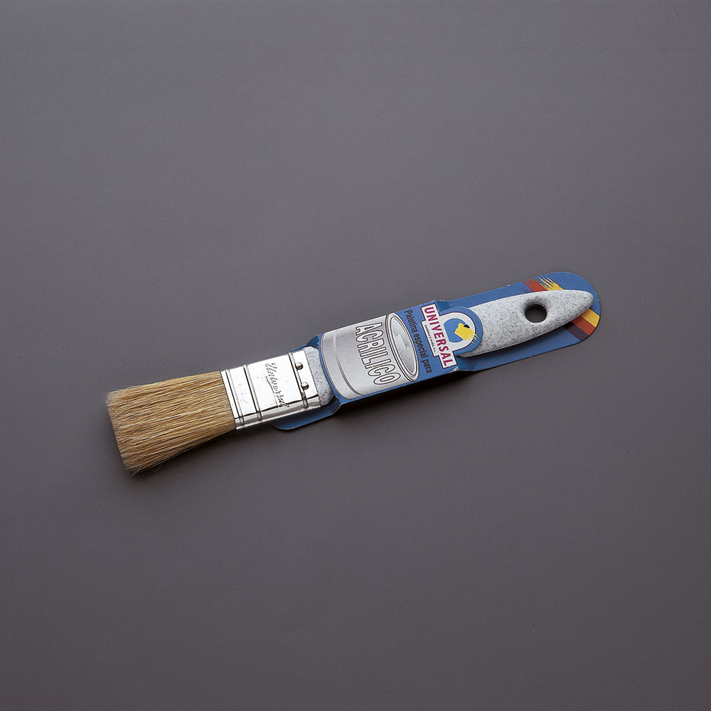 Paletina Acrilico Mango Blanco Num. 12 25 Mm.