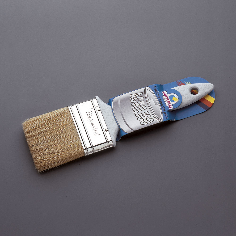 Paletina Acrilico Mango Blanco Num. 30 60 Mm.