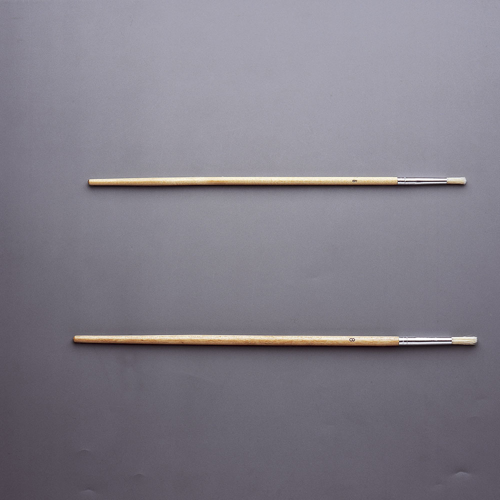 Pincel Cabo Lata Redondo Nº 6 Cerda Pura