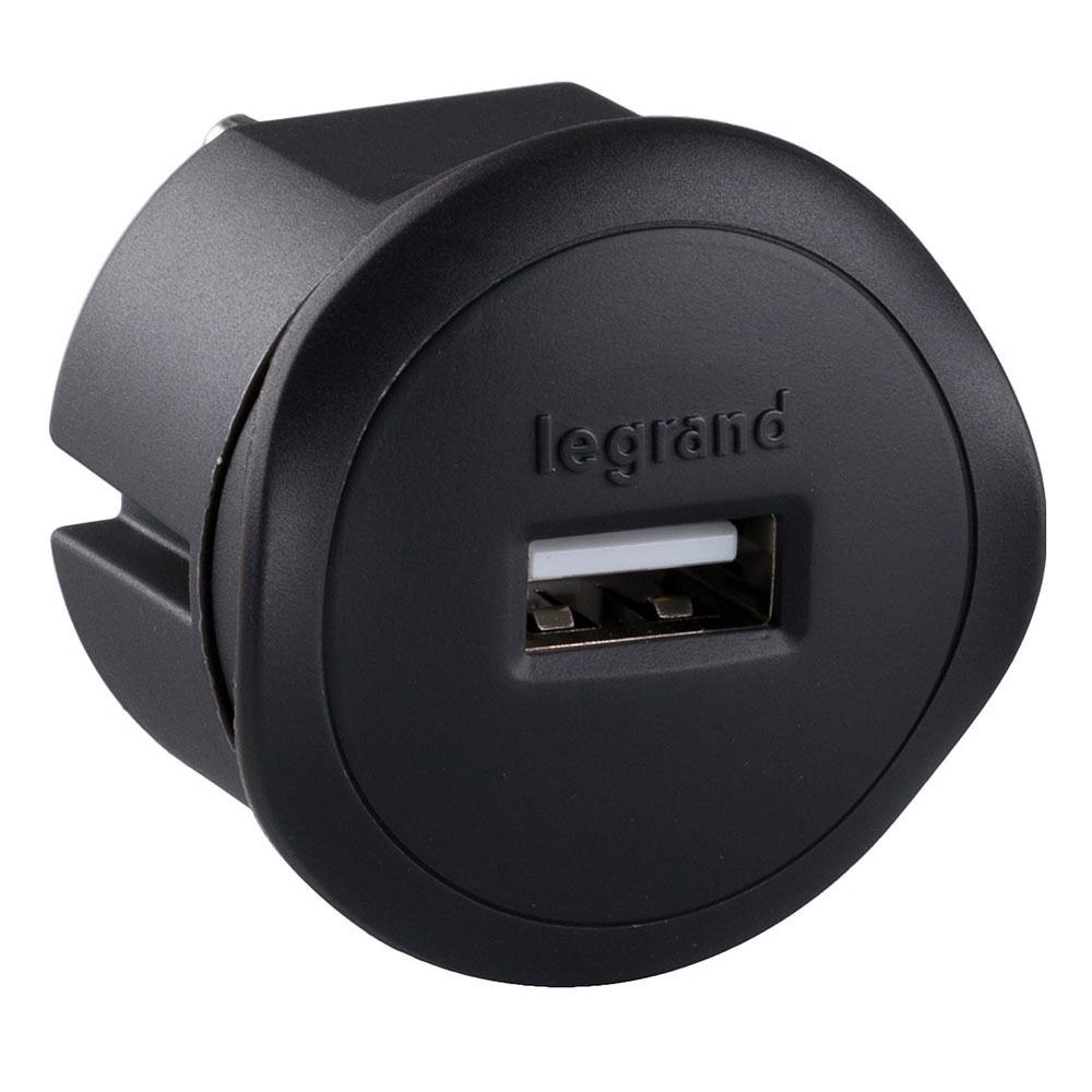 Adaptador Usb Negro 1,5a