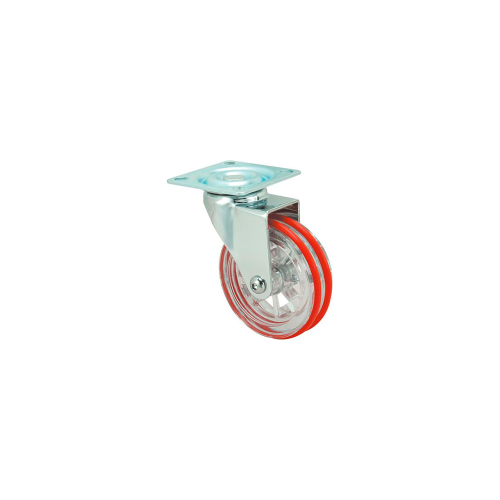 Rueda Cromo Rojo Rf-1-0523-75