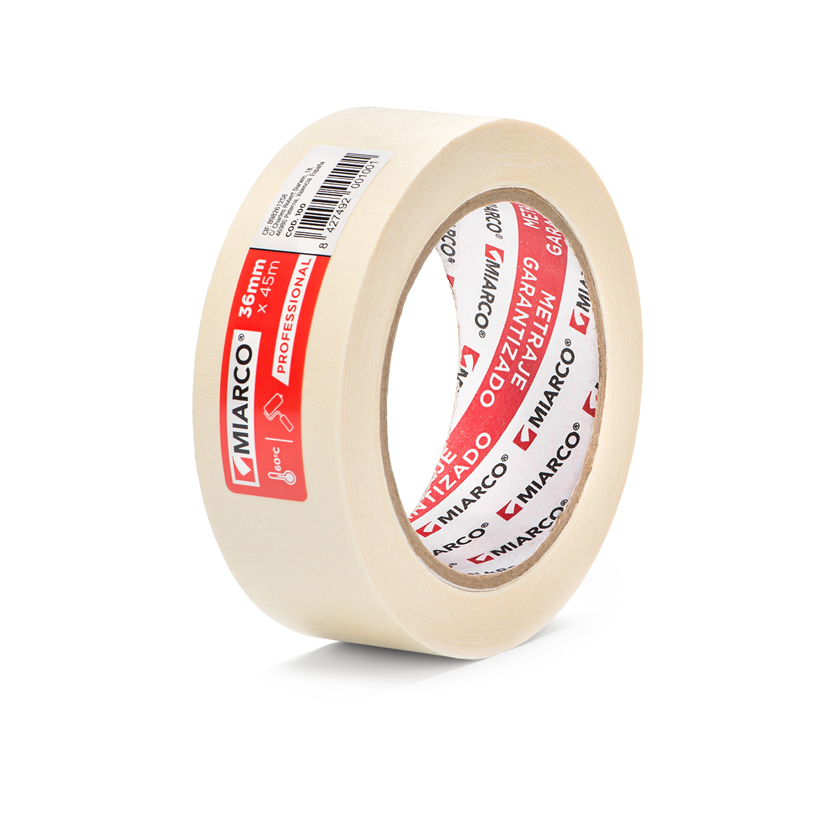 Cinta adhesiva Krepp Miarco 36mm X 45m