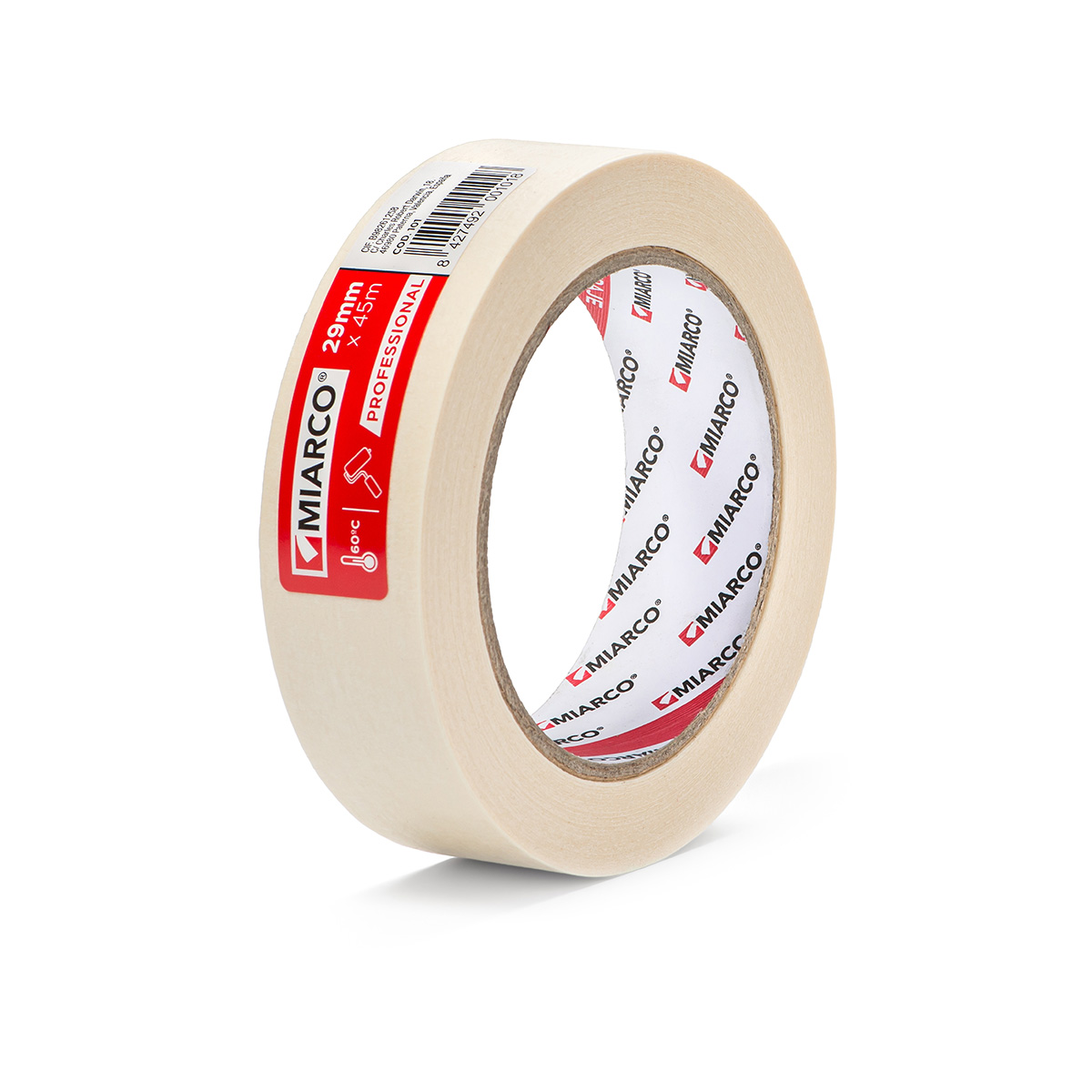 Cinta adhesiva Krepp Miarco 29mm X 45m Co