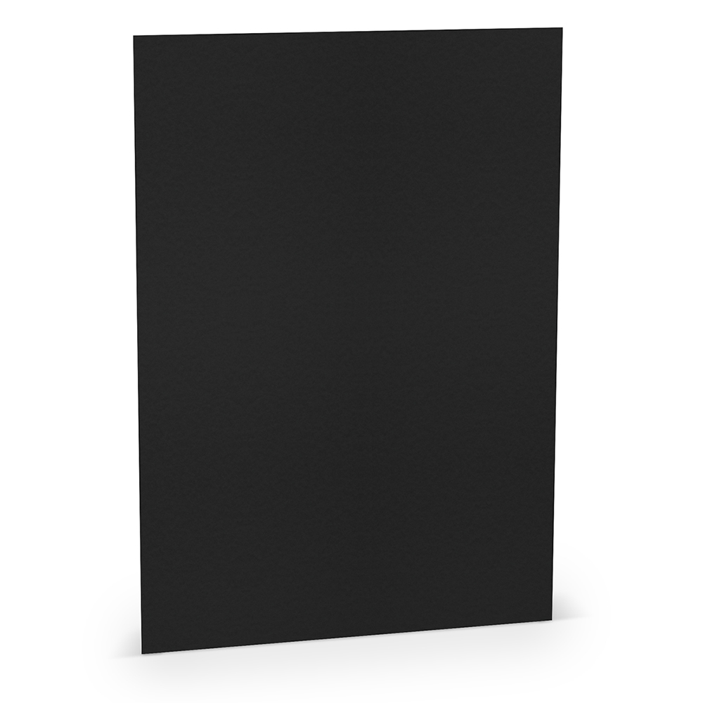 Tarjeta A-4 Papel 220Gr Negro 210x297Mm (10U.)