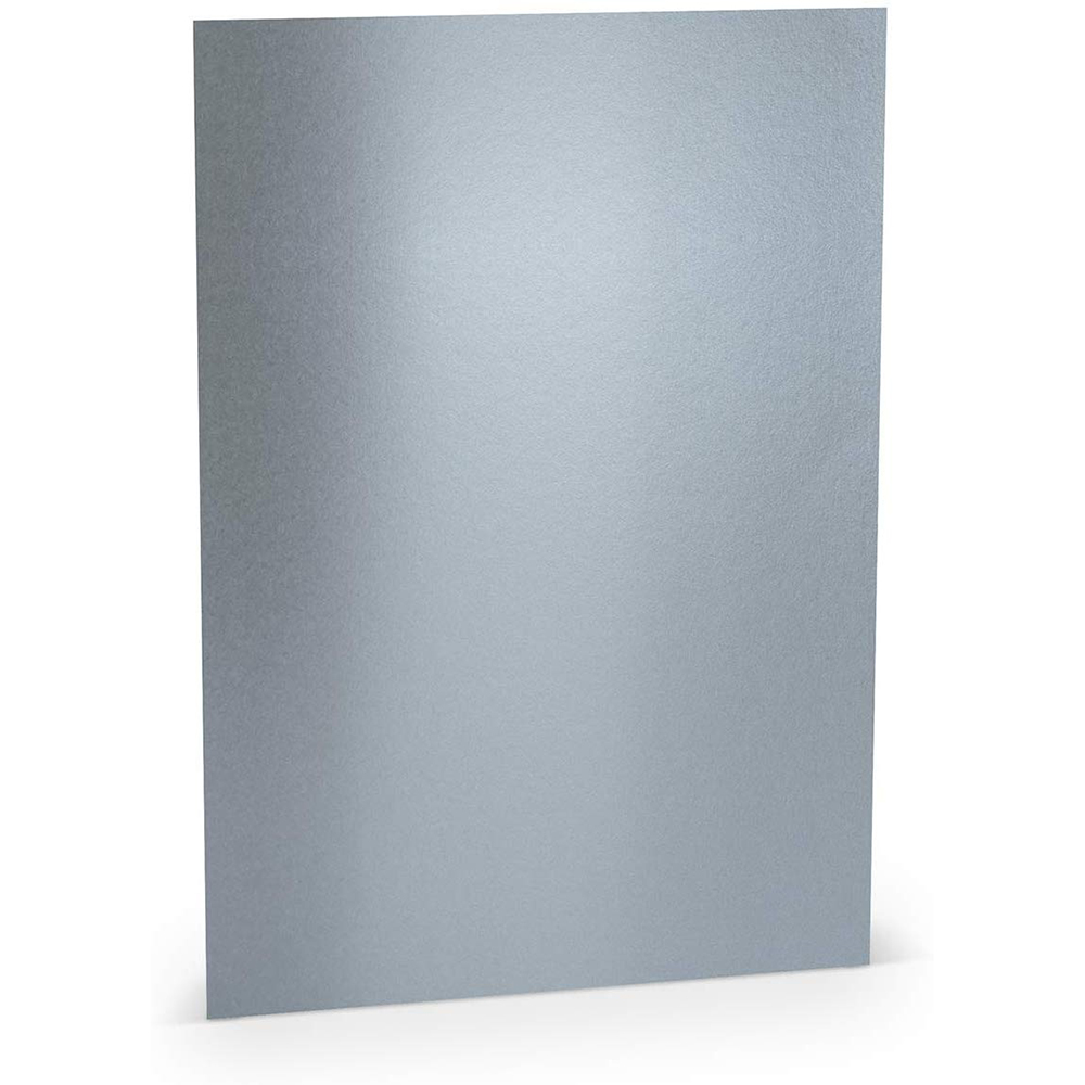 Tarjeta A-4 Papel 220Gr Plata 210x297Mm (10U.)