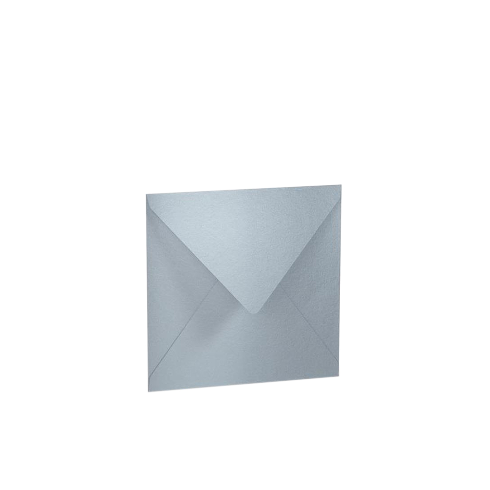 Sobre Cuadrado Papel 100Gr Plata 164x164Mm (5U.)