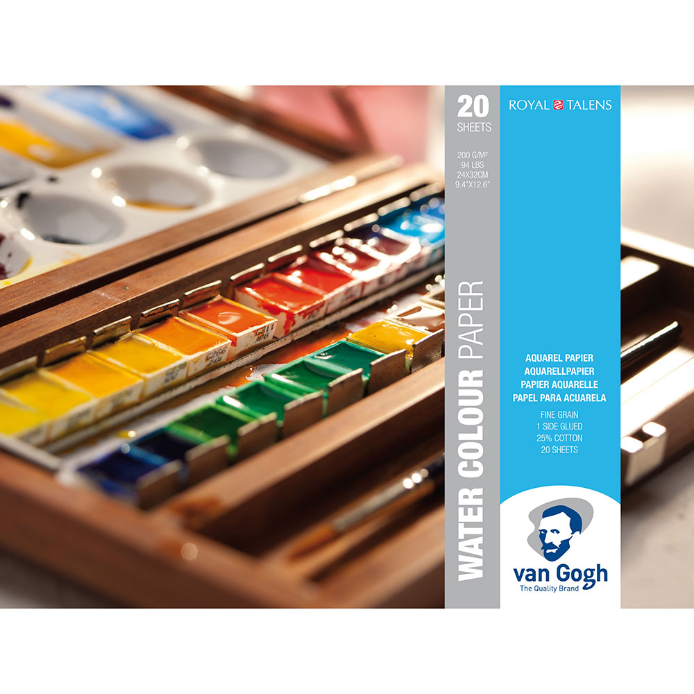 Block Aguada Gogh para acuarela 24x32 200 g