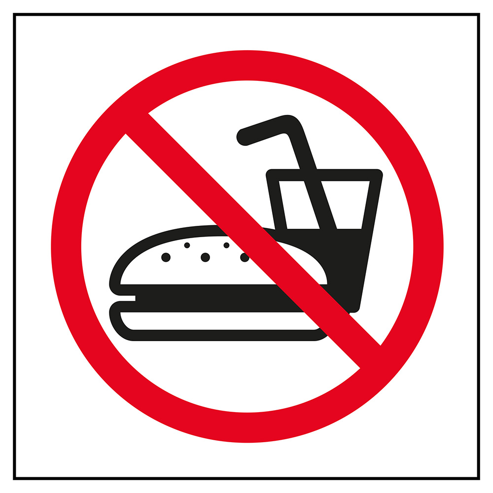 Pictograma Proh, Comer Interior