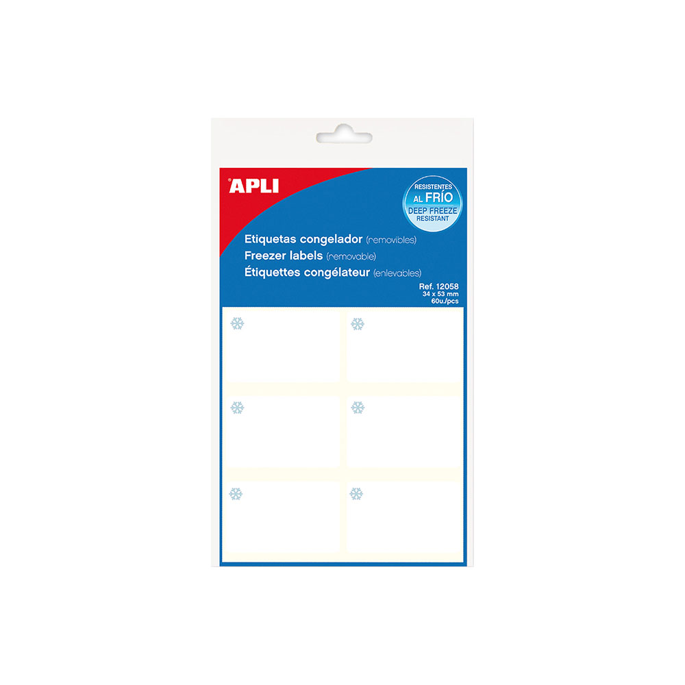 B.Etiq.Congelador 34x53 mm 60 etiq.