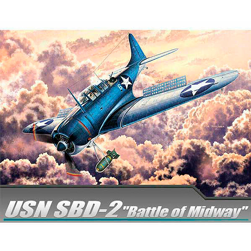 Academy Avión Usn Sbd-2 Midway 1/48