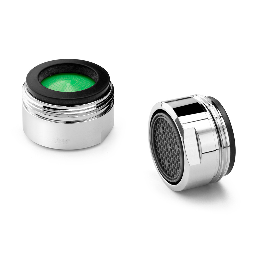 Aireador de latón. Rosca M24 . cromado