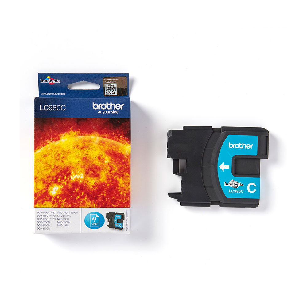 Cartucho Tinta Ib Brother Lc980/1100 Cian