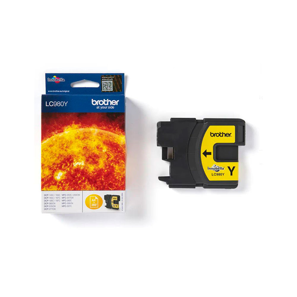 Cartucho Tinta Ib Brother Lc980/1100 Amarillo