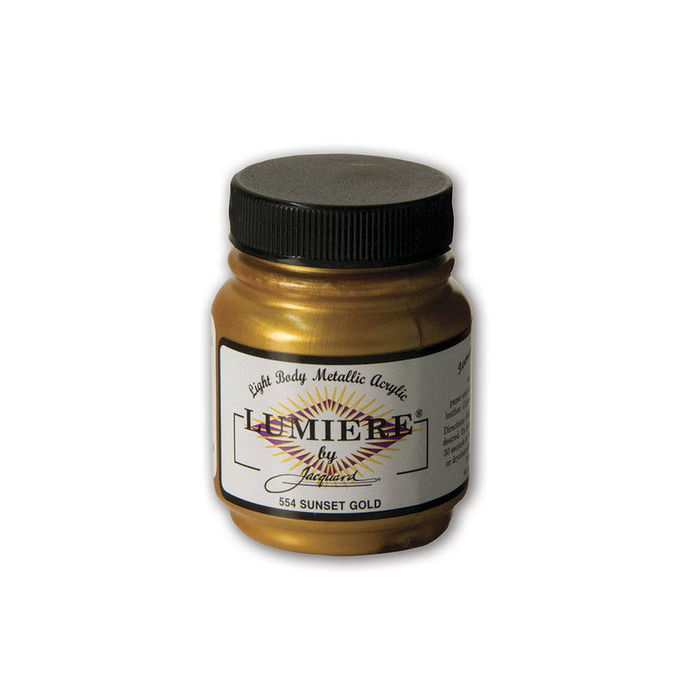 Pintura Cuero Lumiere 554 Sunset Gold 70 ml