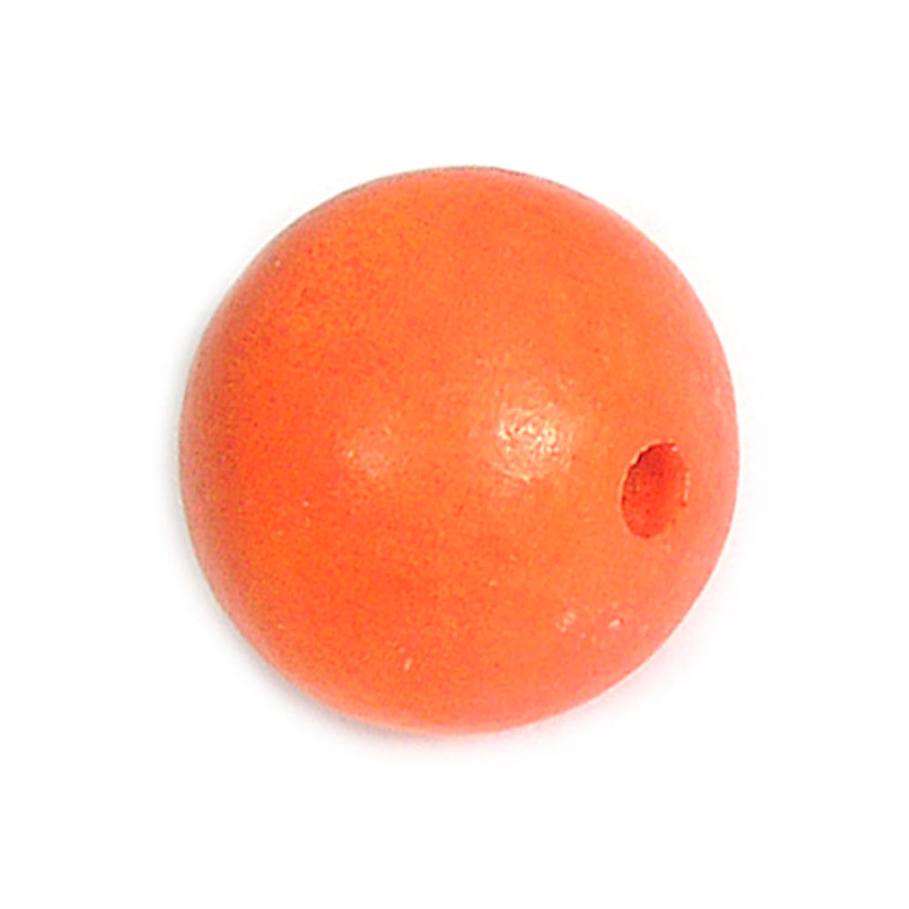 Bola Mad. Encerada Naranja 20 Mm. 10 Und 16574