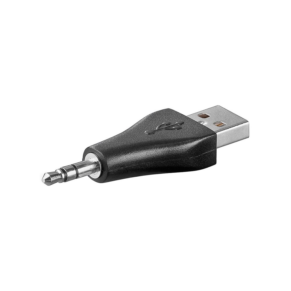 Adaptador USB a Conexion Jack 3,5 mm - Negro