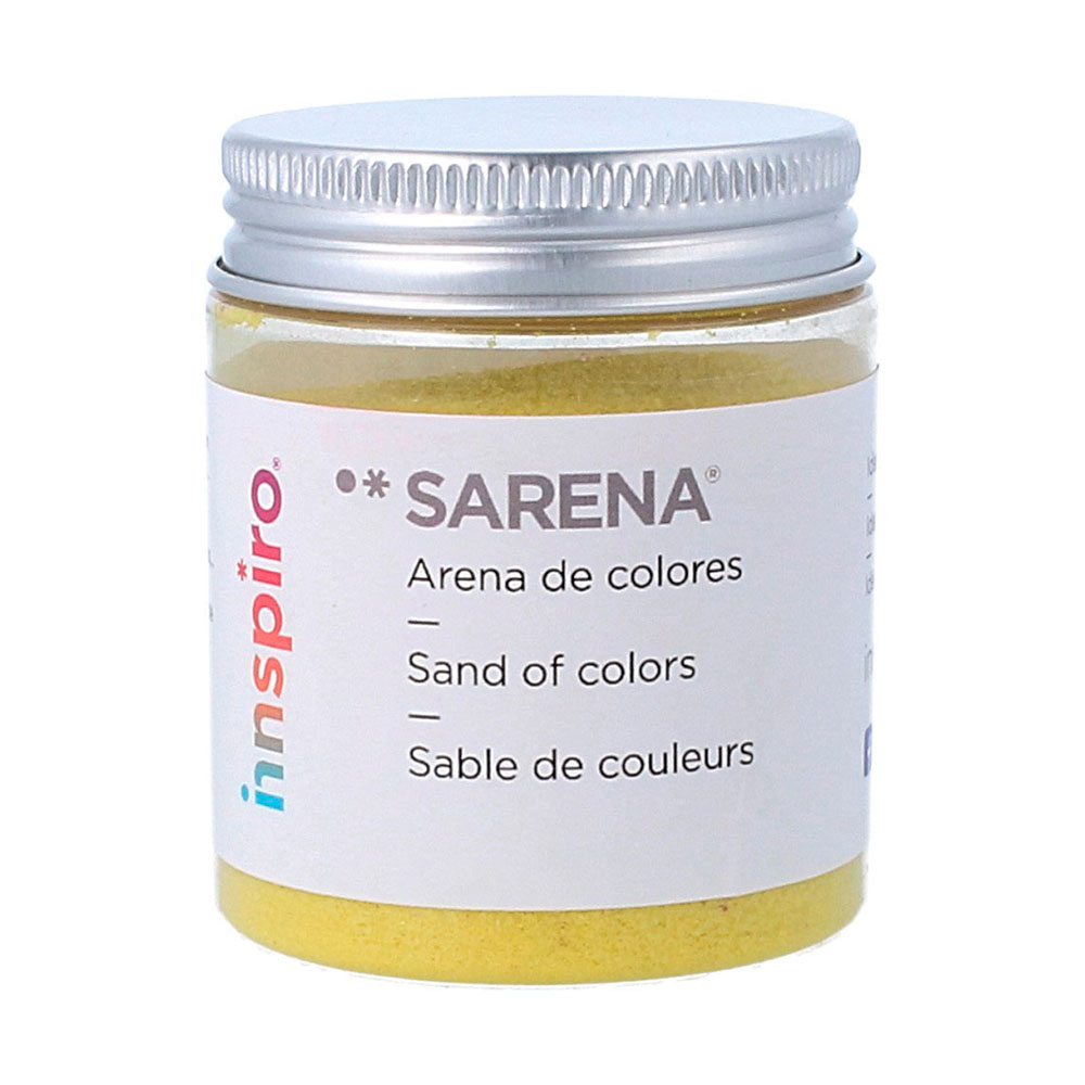 Arena De Colores Sarena Amrillo Fuerte 110Gr