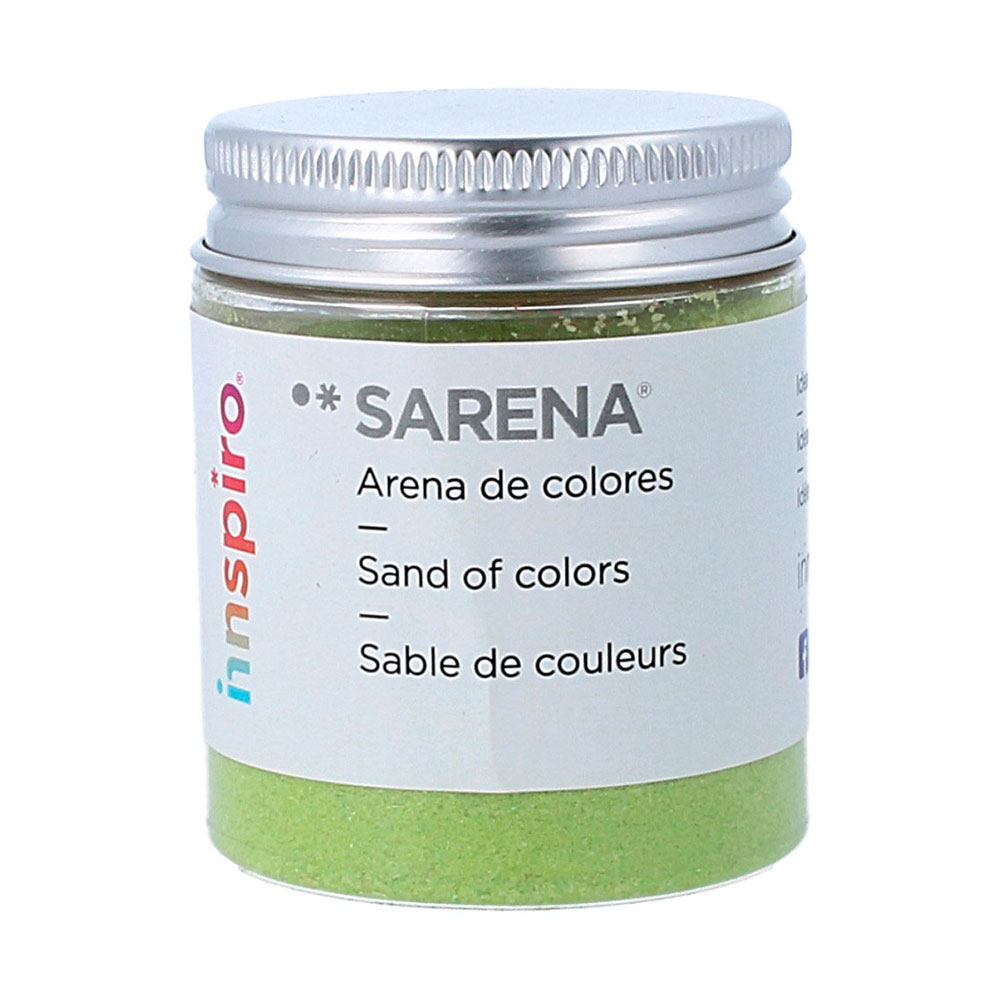 Arena De Colores Sarena Verde Acido 110Gr