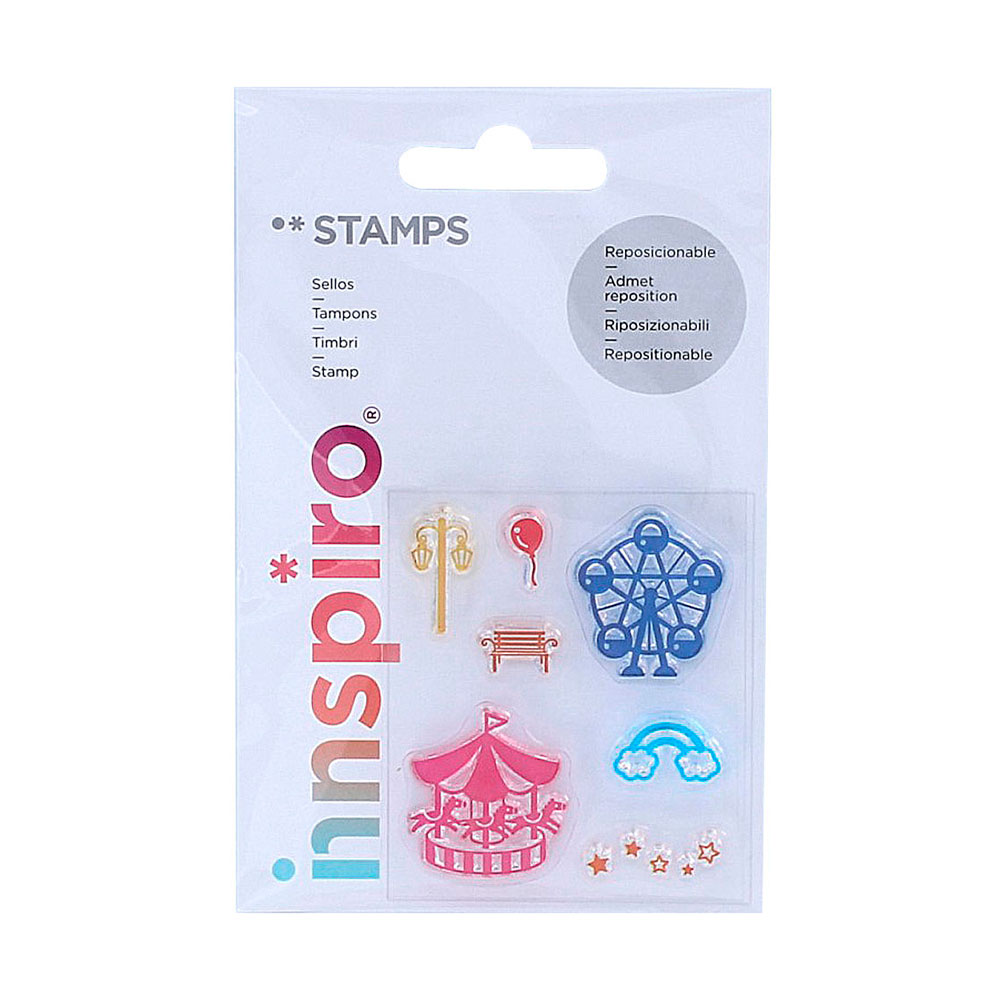 Set Sellos Acrílicos Feria 5,3x6Cm.