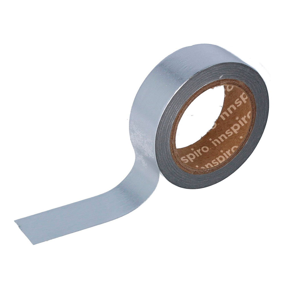 Cinta Masking Tape 17410 Washi Foil Plateado 15Mmx10M Metal