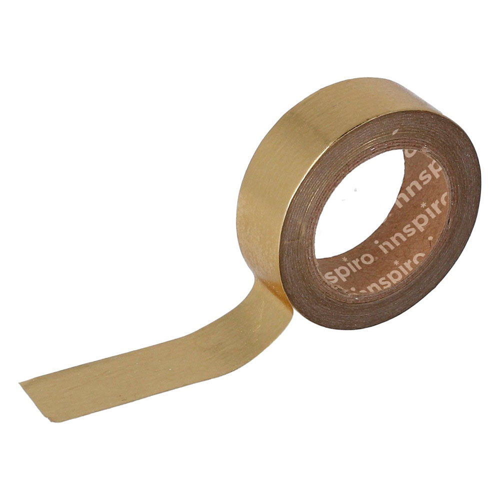 Cinta Masking Tape 17411 Washi Foil Dorado 15Mmx10M Metal
