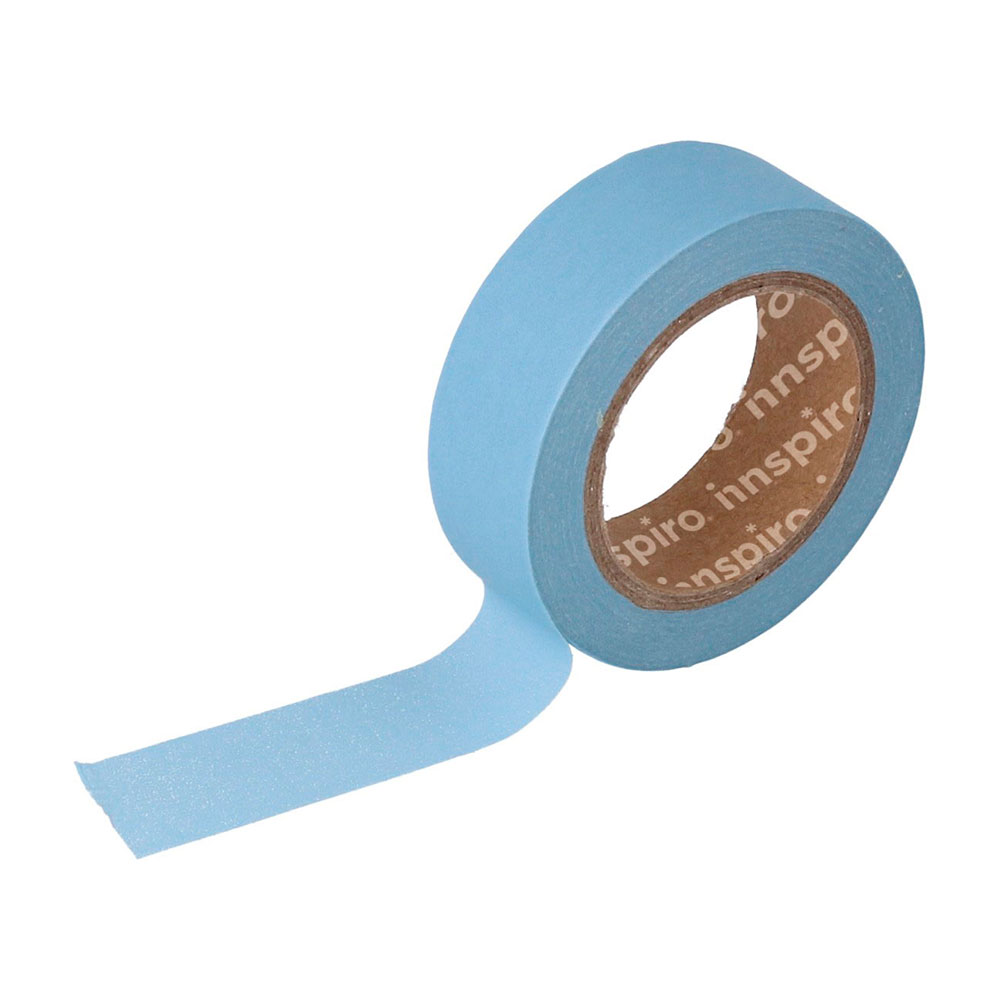 Cinta Masking Tape 17430 Washi Azul Claro 15Mmx10M Liso Básico