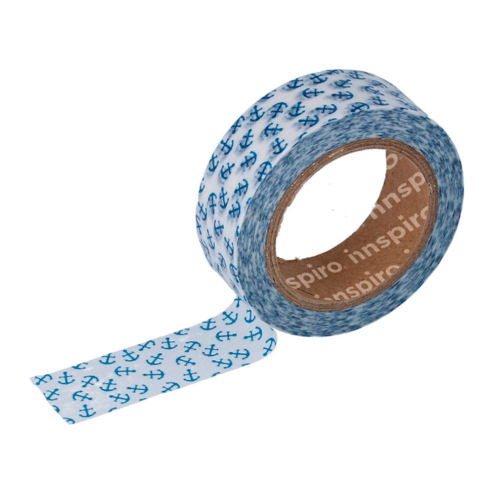 Cinta Masking Tape 17448 Washi Ancla Azul 15Mmx10M Ultramar