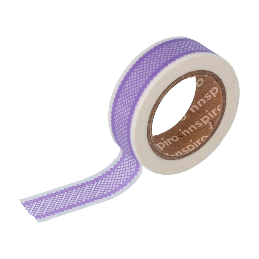 Cinta Masking Tape 17452 Washi Ribete Lila 15Mmx10M Ultramar