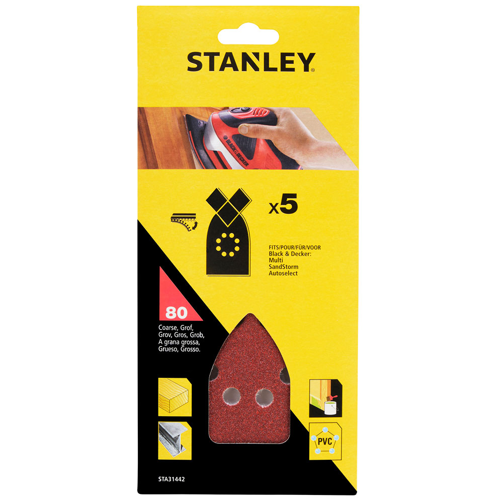 5 Hojas Lija Para Multilijadora Gr 80 Madera