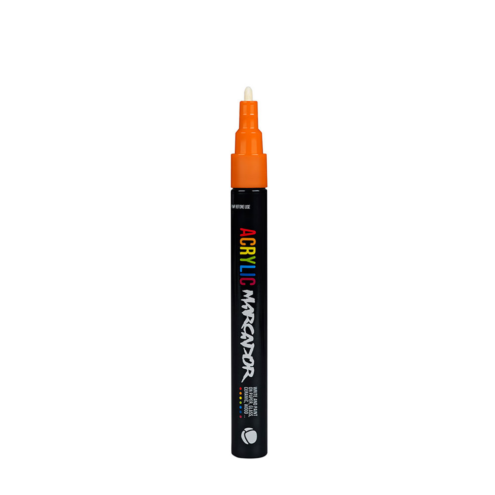 Mtn Rotulador Acrílico 1mm Naranja Fluor