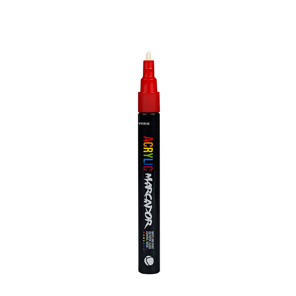 Mtn Rotulador Acrílico Rojo 1mm
