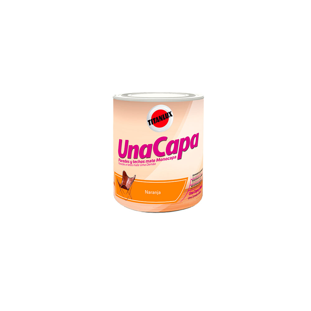 Pintura Una Capa Naranja 750Ml