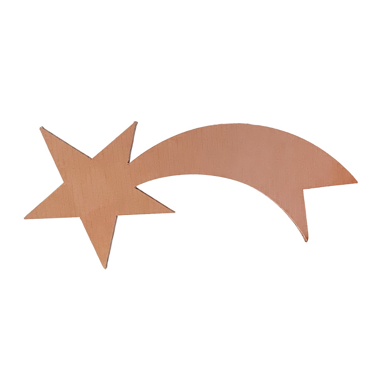 Figura Navidad Cartón Triplex Estrella Navidad