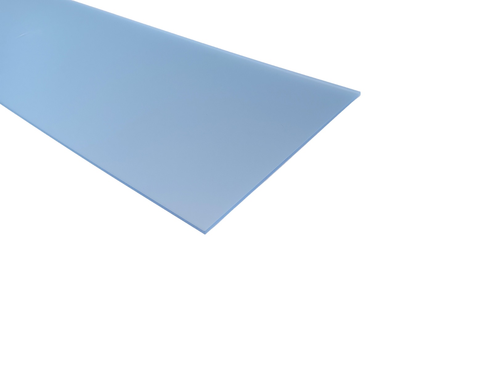 Plancha de Metacrilato Azul Translúcido 21 x 60 cm.