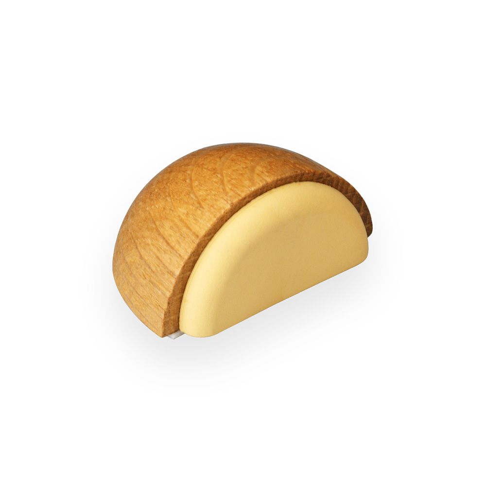 Tope madera adhesivo . roble