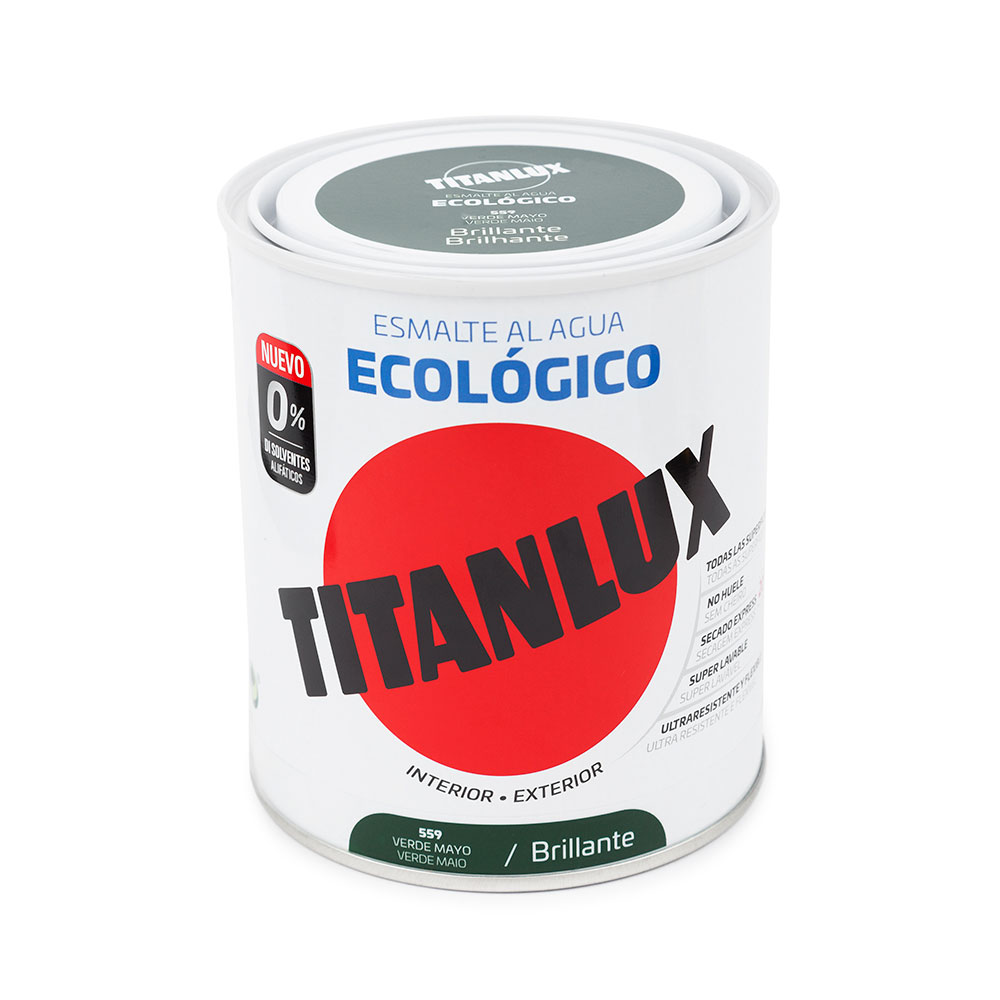 Titanlux Esm. Brillo Ecológico Verde Mayo 750Ml