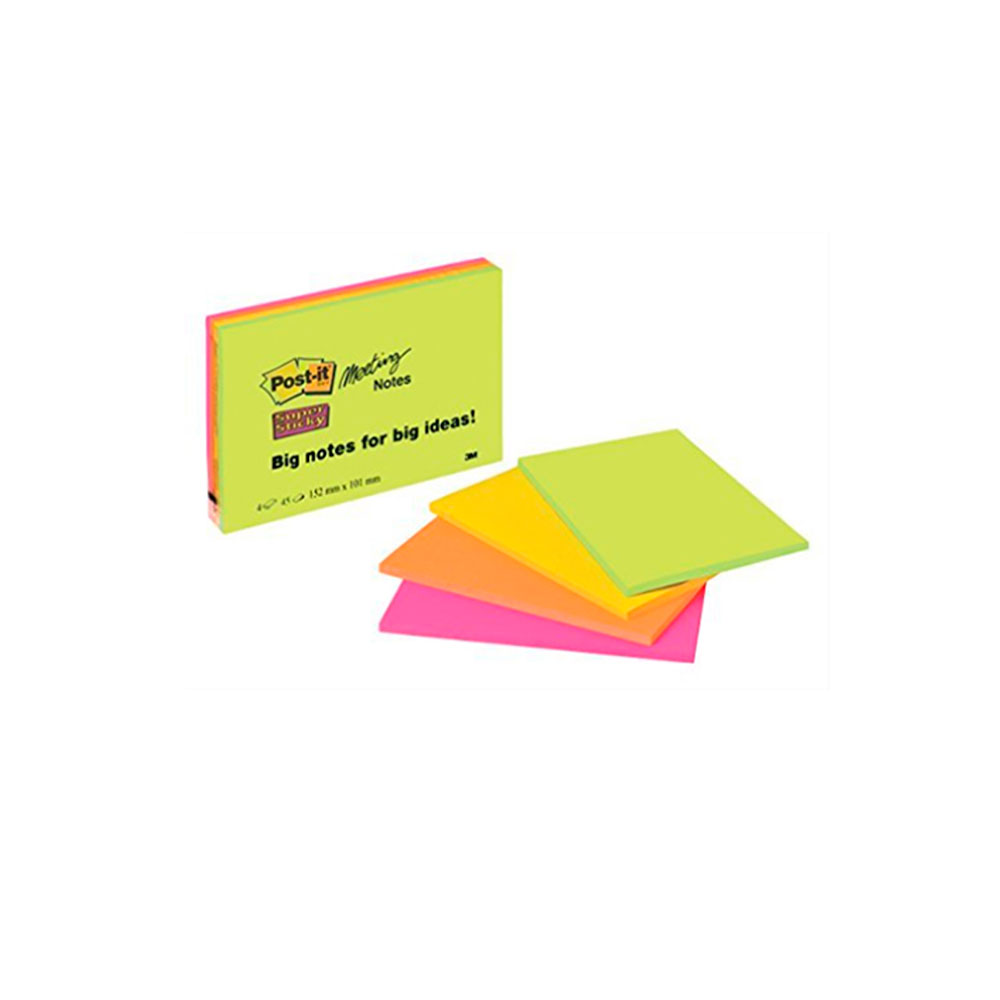 Post-It Super Sticky Notas Colores surtidos