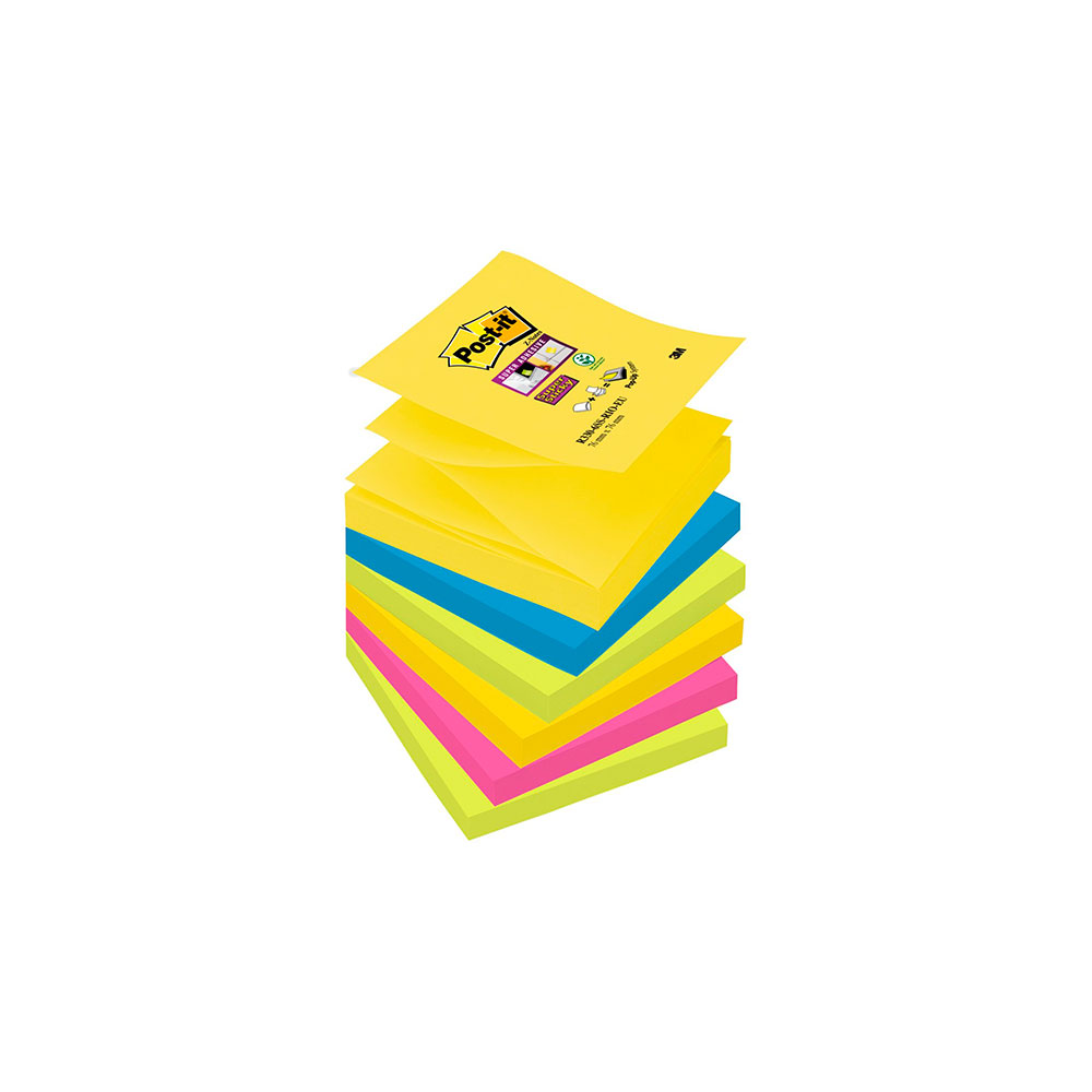 Post-It Zig Zag Super Sticky Color Rio de Janeiro